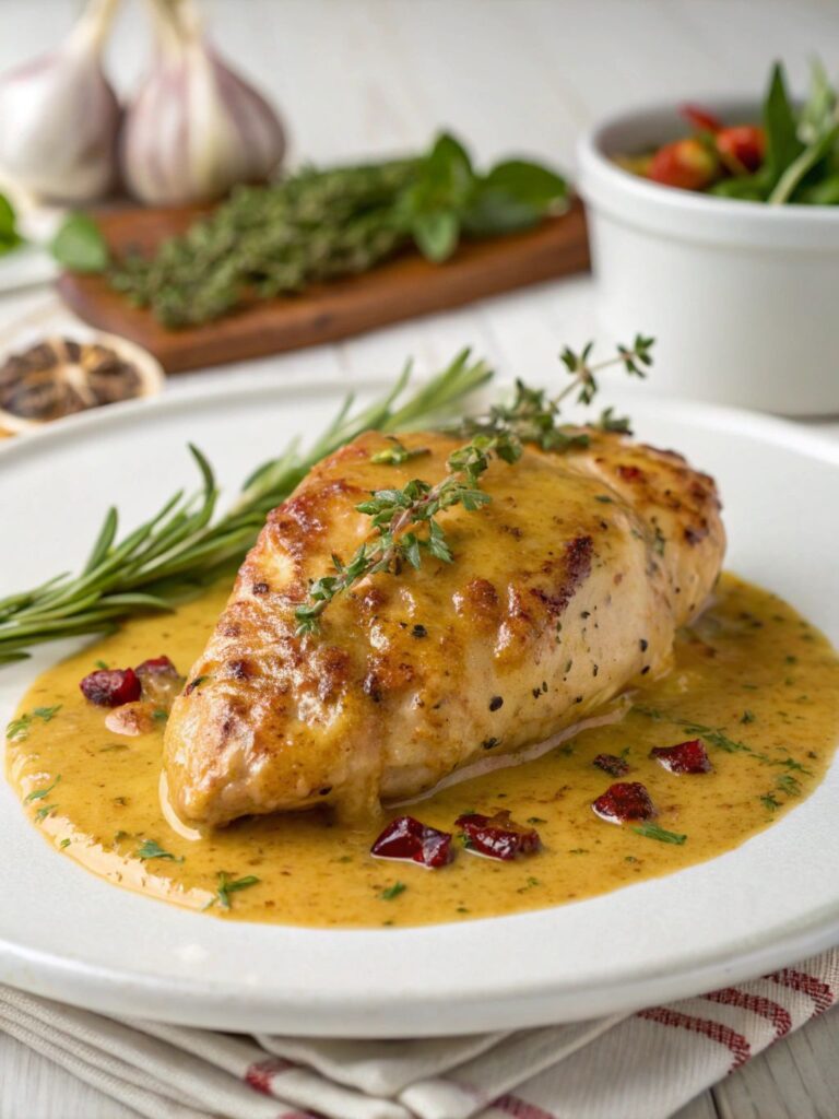 poulet a la moutarde